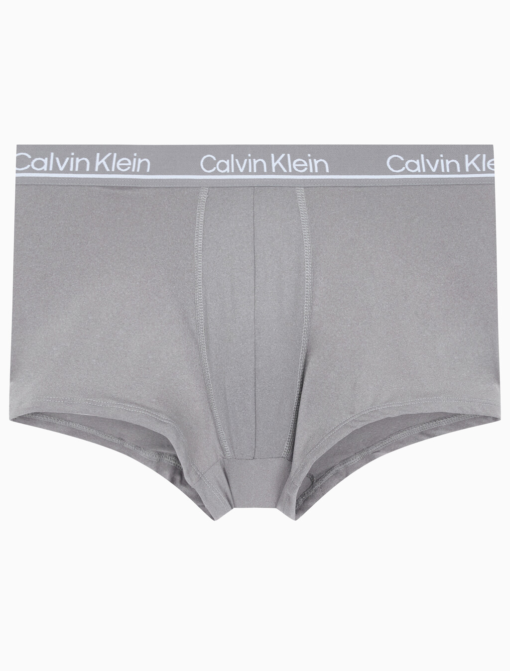 Buy 남성 CK 마이크로 플러스 로우 라이즈 트렁크 4PK in color Charcoal / Black / White / Black