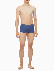 Buy 남성 CK 블랙 코튼 싱글 드로즈 in color INDIGO BLUE