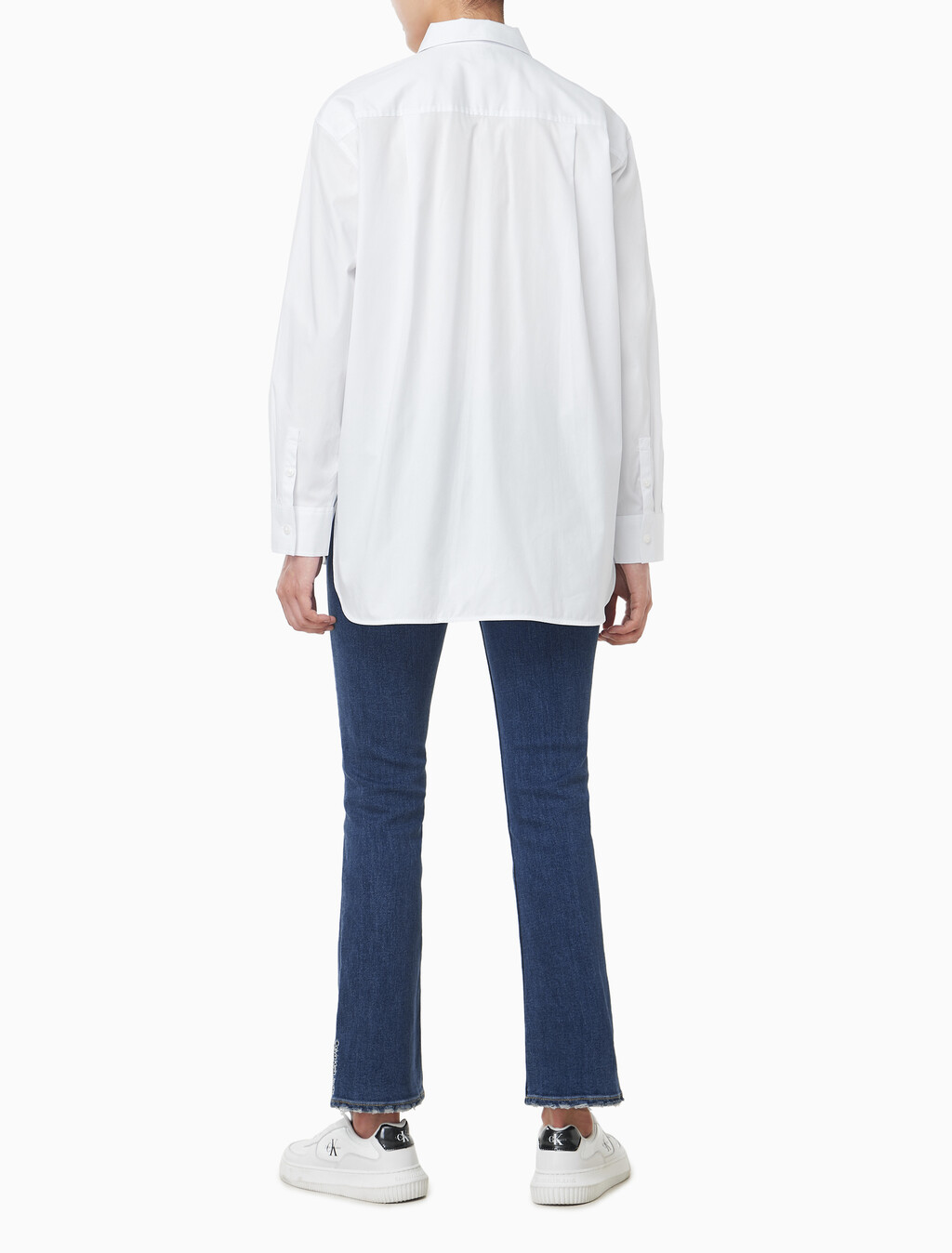 Buy 여성 포플린 릴렉스드 핏 셔츠 in color BRILLIANT WHITE