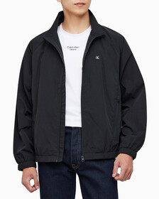 Buy 남성 에센셜 스텐드 넥 자켓 in color CK BLACK