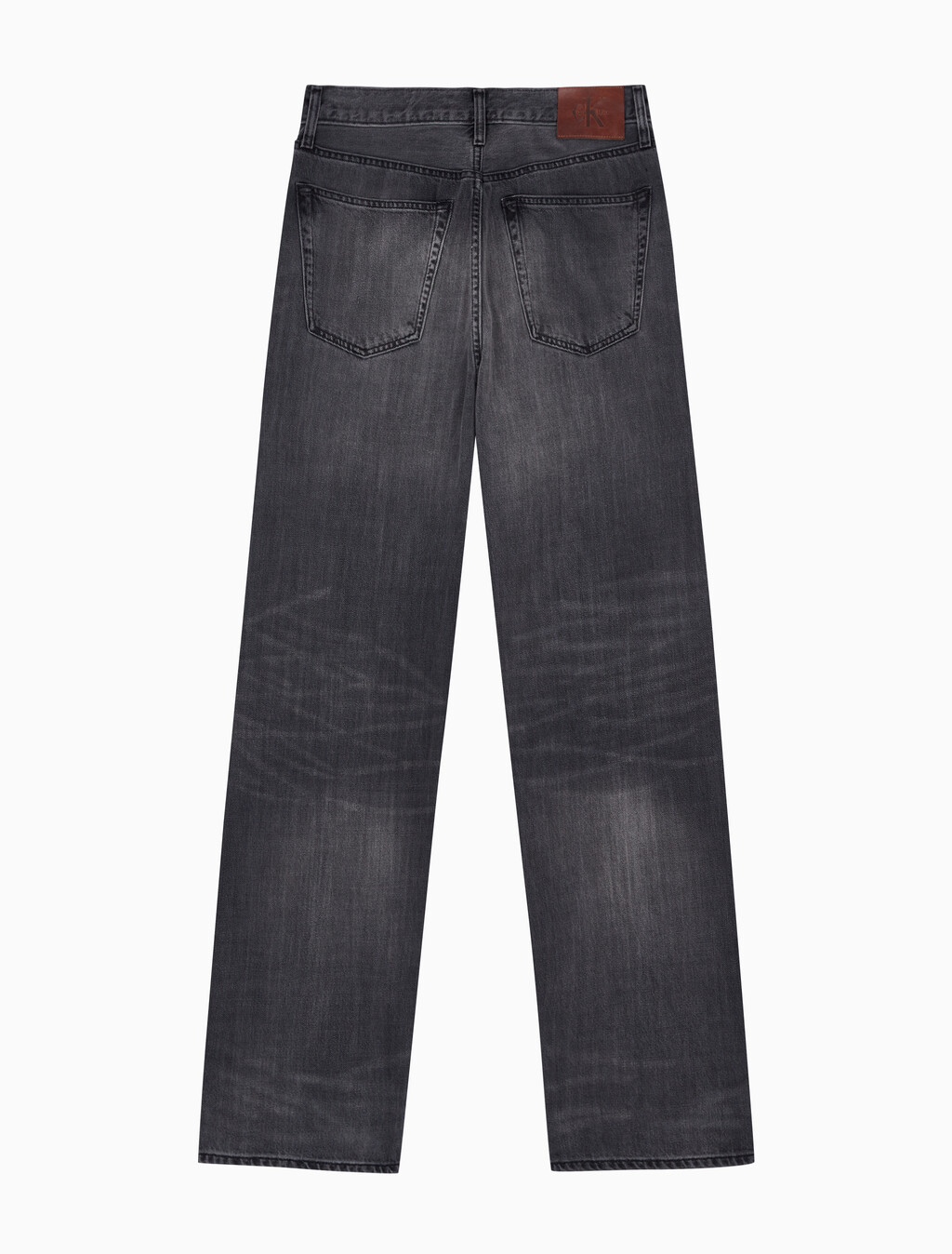Buy 남성 배기핏 차콜 블랙 텐셀 데님 in color CHARCOAL ASH