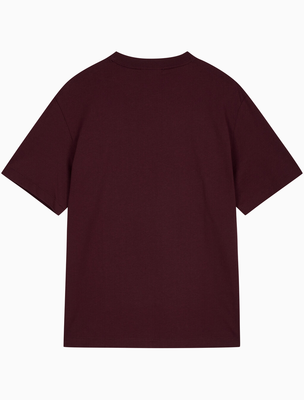 Buy 남성 이지핏 아카이브 로고 반팔 티셔츠 in color Crimson red