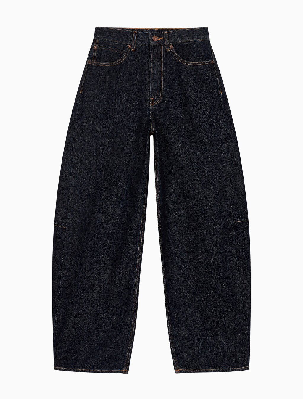 Buy 여성 홀스슈핏 린스 워시 데님 in color TENCEL RINSE BLUE