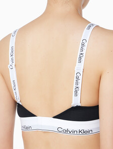 Buy 여성 아이콘 코튼 모달 브라렛 (H&E) in color BLACK