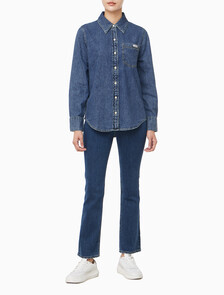 Buy 여성 클래식 데님 셔츠 in color Denim Blue