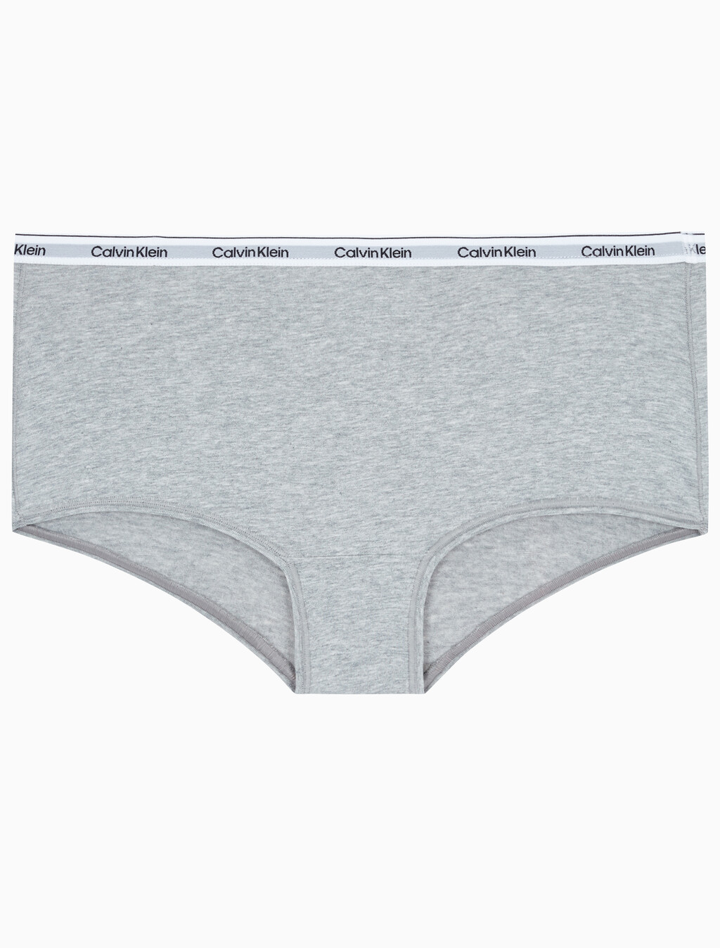 Buy 여성 모던로고 미드라이즈 보이쇼츠 in color GREY HEATHER