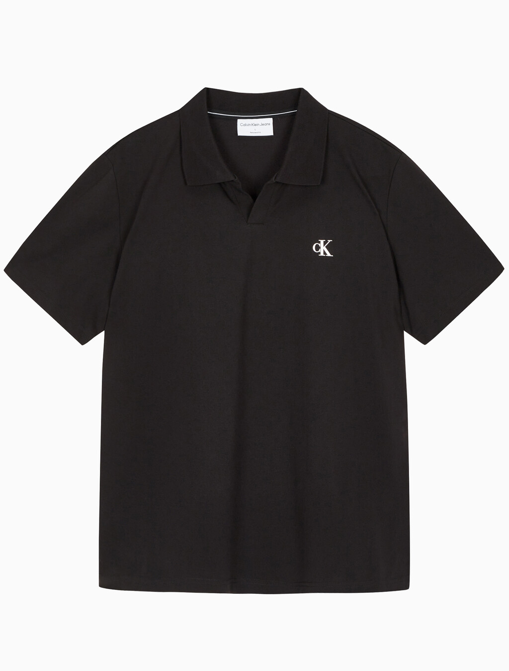 Buy 남성 릴렉스핏 피케 폴로 반팔 티셔츠 in color CK BLACK