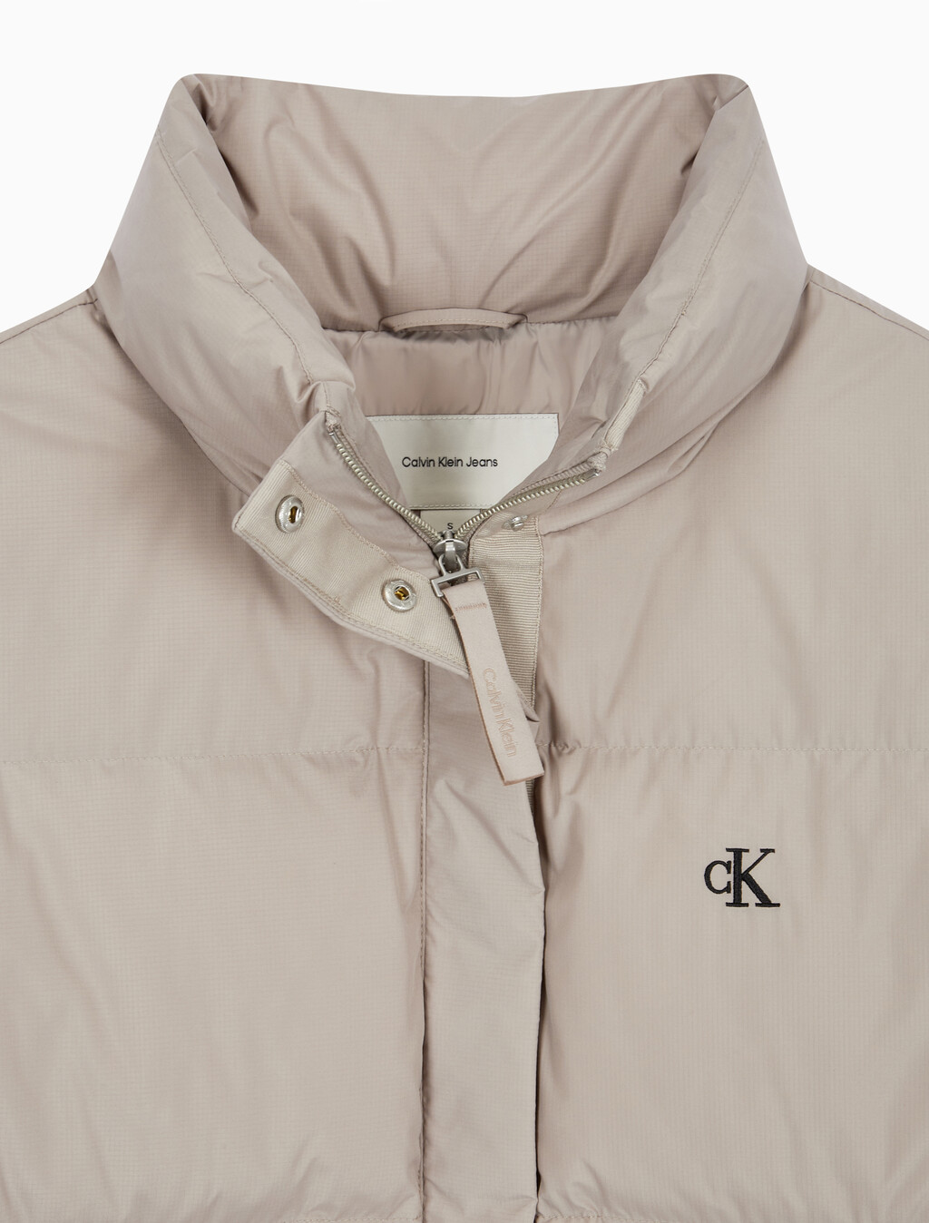 Buy 여성 숏랭스 스탠드 카라 푸퍼 다운 재킷 in color BROWN