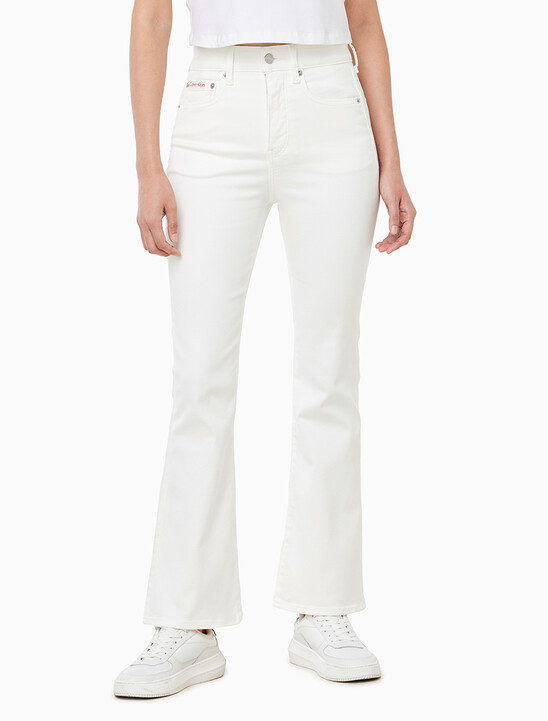 여성 하이라이즈 플레어 데님