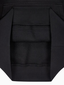 Buy 남성 롱슬리브 릴렉스핏 모노그램 기모후디 in color CK BLACK