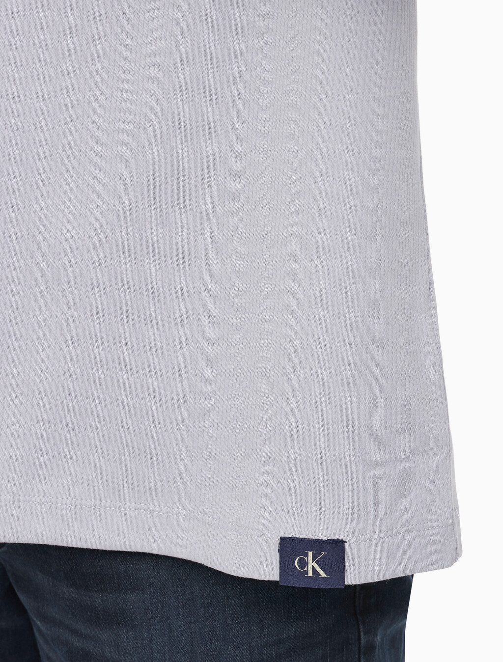 Buy 남성 드롭 니들 오픈 카라 폴로 반팔 티셔츠 in color LILAC GRAY
