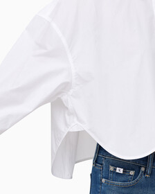 Buy 여성 크롭 패션 셔츠 in color BRIGHT WHITE