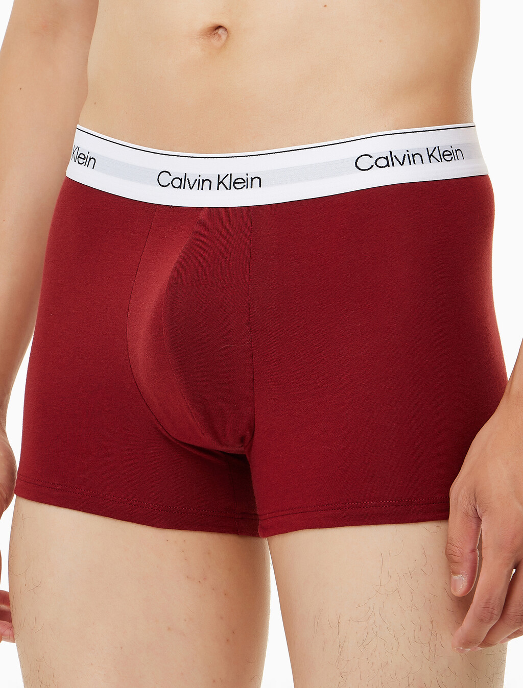 Buy 남성 모던 코튼 스트레치 드로즈 2PK in color BLACK/BURGUNDY