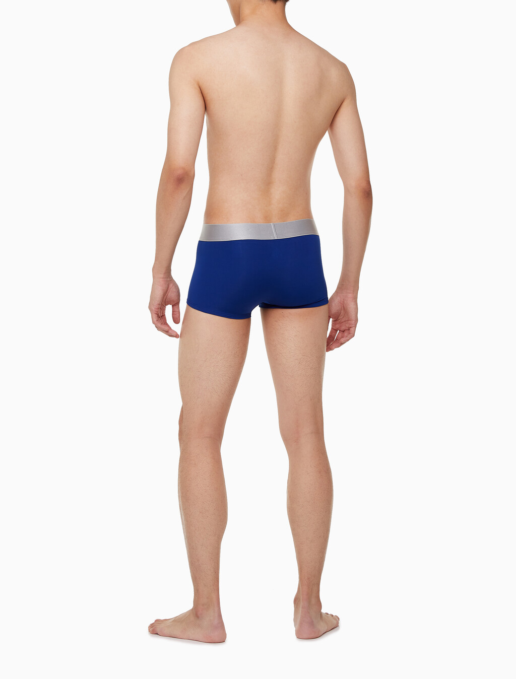 Buy 남성 CK 리컨시더드 스틸 마이크로 로우라이즈 드로즈 3PK in color MIDNIGHT BLUESIGNATURE BLUECLAY GREY