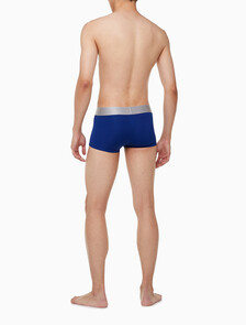 Buy 남성 CK 리컨시더드 스틸 마이크로 로우라이즈 드로즈 3PK in color MIDNIGHT BLUESIGNATURE BLUECLAY GREY