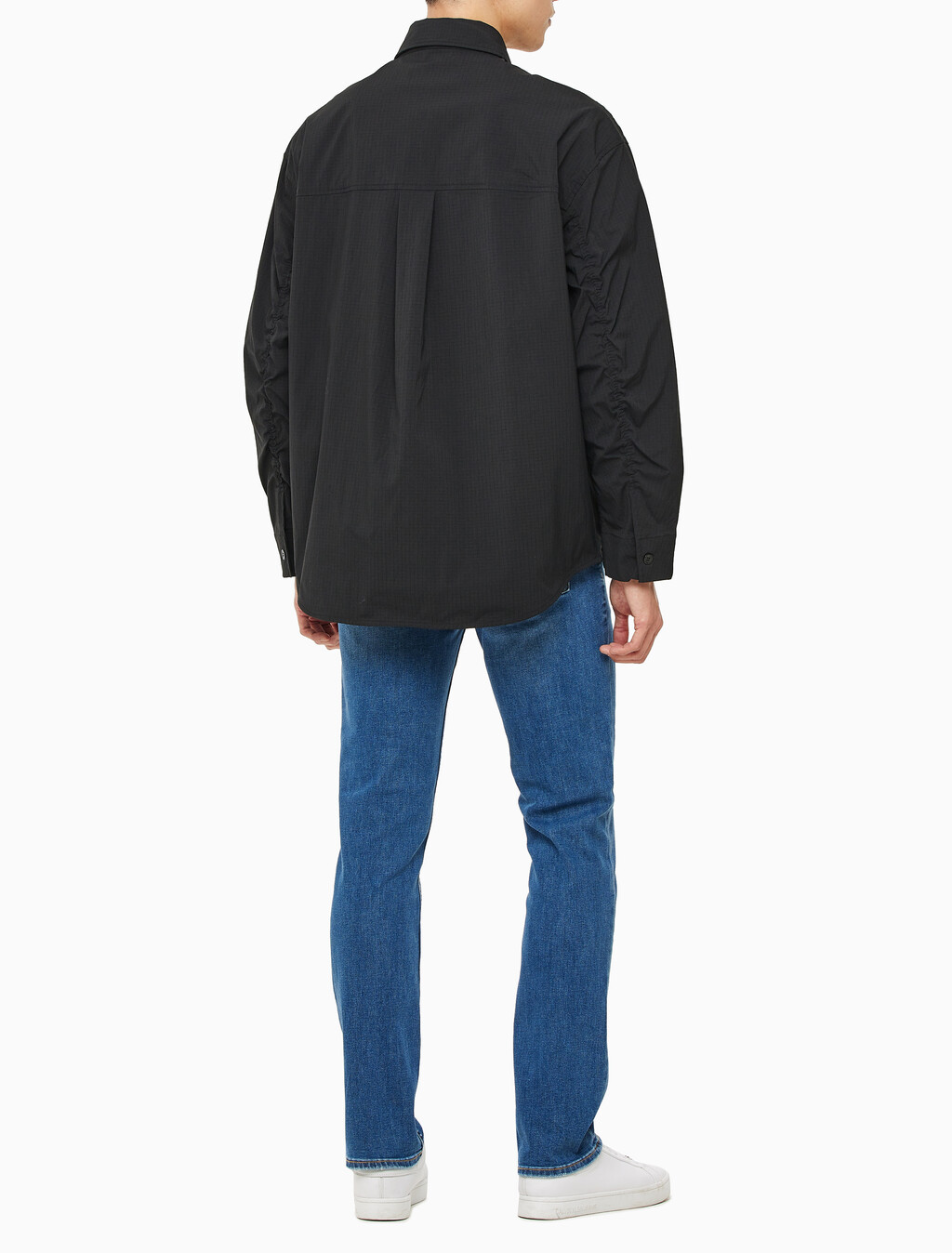 Buy 남성 오버사이즈 셔츠 자켓 in color CK BLACK