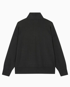 Buy 남성 인스티튜셔널 엠보스드 하프집업 스웻셔츠 in color CK BLACK