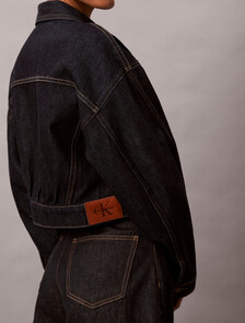 Buy 여성 린스 데님 자켓 in color TENCEL RINSE BLUE