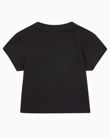 Buy 여성 모노그램 베이비 티셔츠 in color CK BLACK