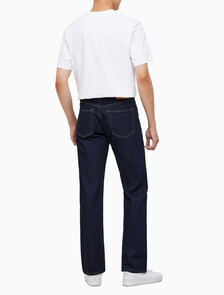 Buy 남성 스트레이트핏 린스 데님 in color CK RAW SELVEDGE