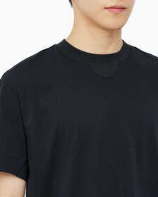 Buy 남성 릴랙스핏 에슬레틱 숏슬리브 티셔츠 in color BLACK