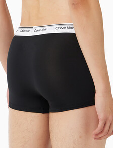 Buy 남성 마이크로파이버 스트레치 밸런스 로우 라이즈 트렁크 3PK in color Black / Charcoal / Black