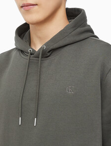 Buy 남성 롱슬리브 아카이브 플리스 후디 in color CHARCOAL