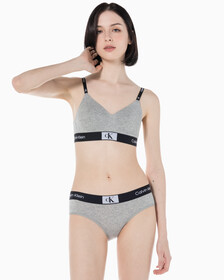 Buy 여성 1996 코튼 AF 힙스터 팬티 in color GREY HEATHER