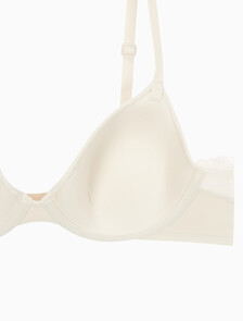 Buy 여성 퍼펙틀리 핏 레이스 AF 퍼펙트 커버리지 컨투어 브라 in color BONE WHITE