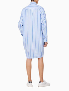 Buy 여성 스트라이프 셔츠 드레스 in color CHAMBRAY BLUE