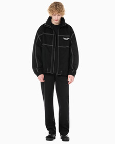 Buy 남성 90'S 스트레이트핏 밴딩 치노 in color CK BLACK