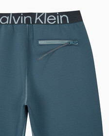 Buy 남성 레귤러핏 테이퍼드 팬츠 in color OCEAN TEAL/ BLK