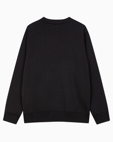 Buy 남성 레귤러핏 CK 뱃지 로고 기모 스웨트셔츠 in color CK BLACK