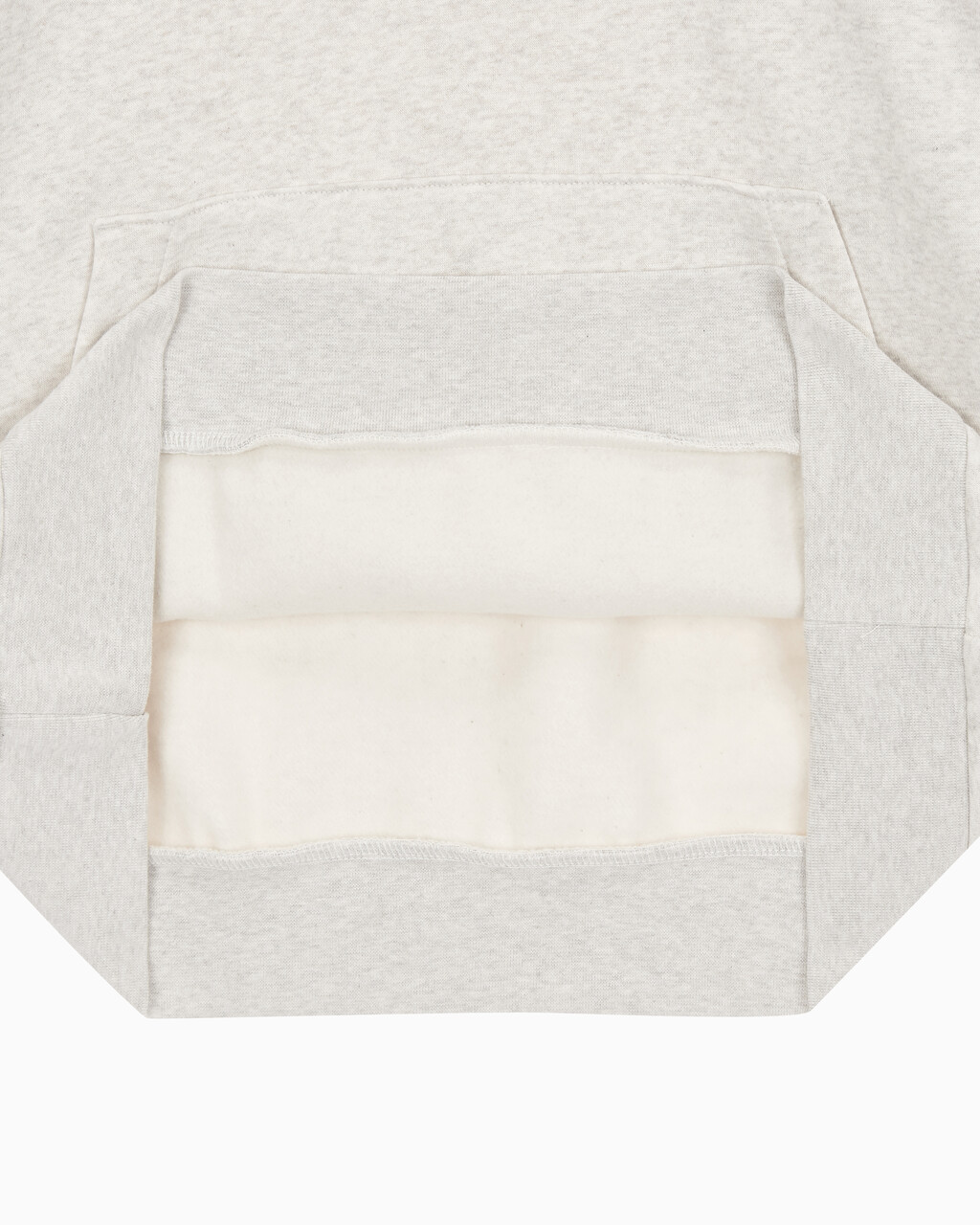 Buy 남성 롱슬리브 아카이브 플리스 후디 in color IVORY