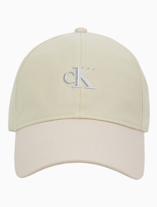 Buy 남녀공용 CKJ 스몰 모노그램 베이스볼 캡 in color LIGHT PINK