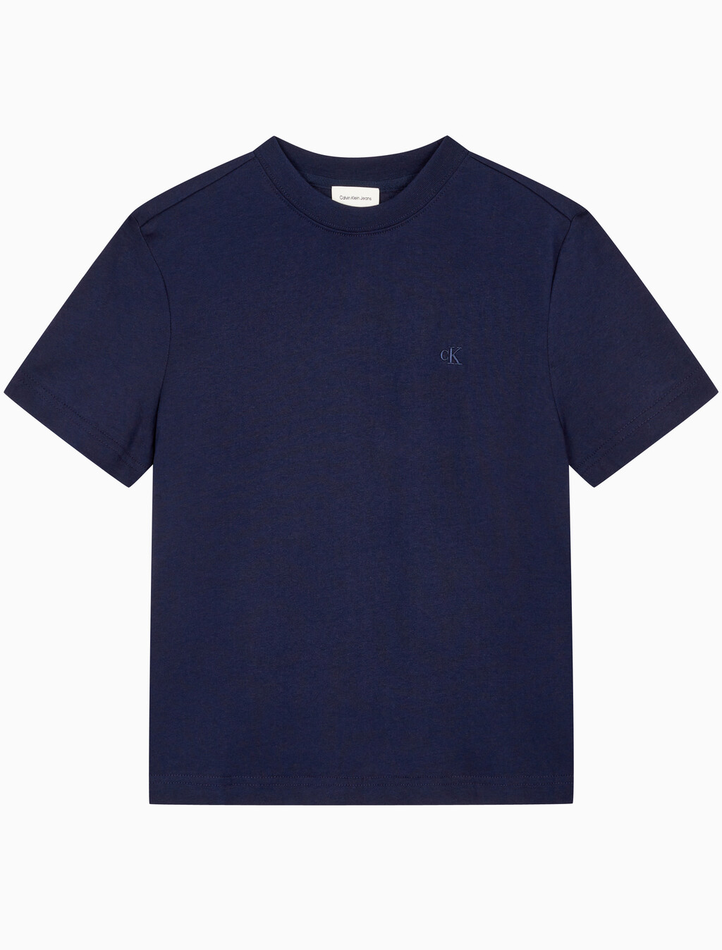 Buy 여성 아카이브 로고 크루넥 반팔 티셔츠 in color BARITONE BLUE