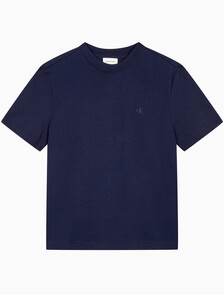 Buy 여성 아카이브 로고 크루넥 반팔 티셔츠 in color BARITONE BLUE