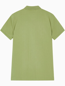 Buy 남성 슬림핏 CK 로고 뱃지  폴로 티셔츠 in color KHAKI