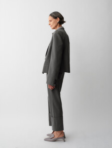 Buy CORDELIA WOMENS SUIT JACKET in color CHARCOAL