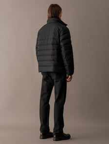 Buy 남성 스탠다드 스트레이트핏 블랙 데님 in color WASHED BLACK LOGO LACE