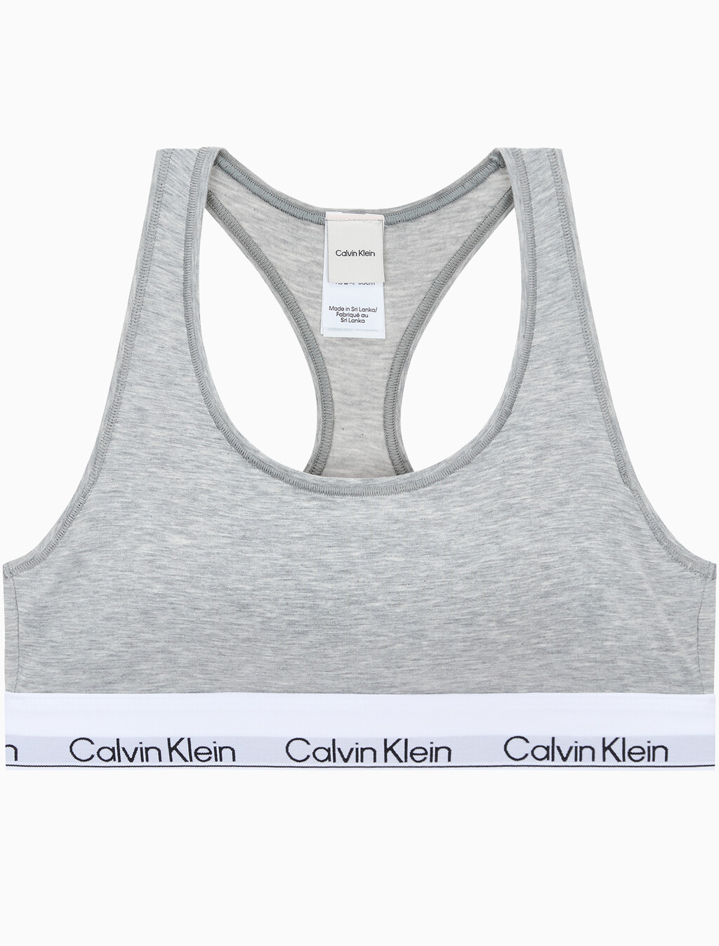 Buy 여성 아이콘 코튼 모달 AF 레이서백 브라렛 in color GREY HEATHER