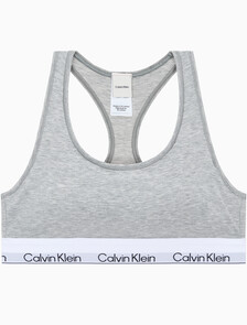 Buy 여성 아이콘 코튼 모달 AF 레이서백 브라렛 in color GREY HEATHER