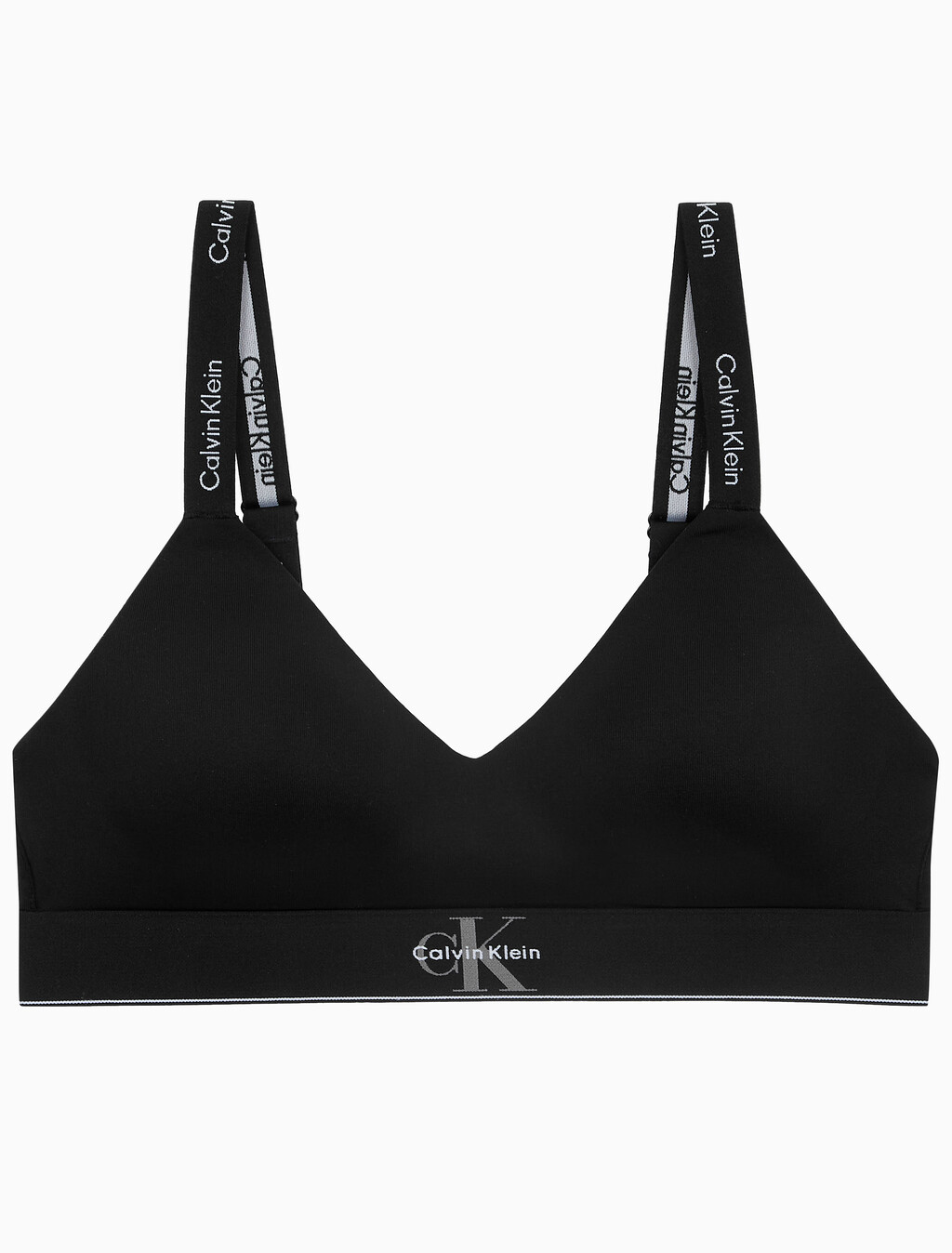 Buy 여성 CK 그래픽 AF 브라렛 in color BLACK