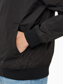 Buy 남성 나일론 봄버 자켓 in color CK BLACK