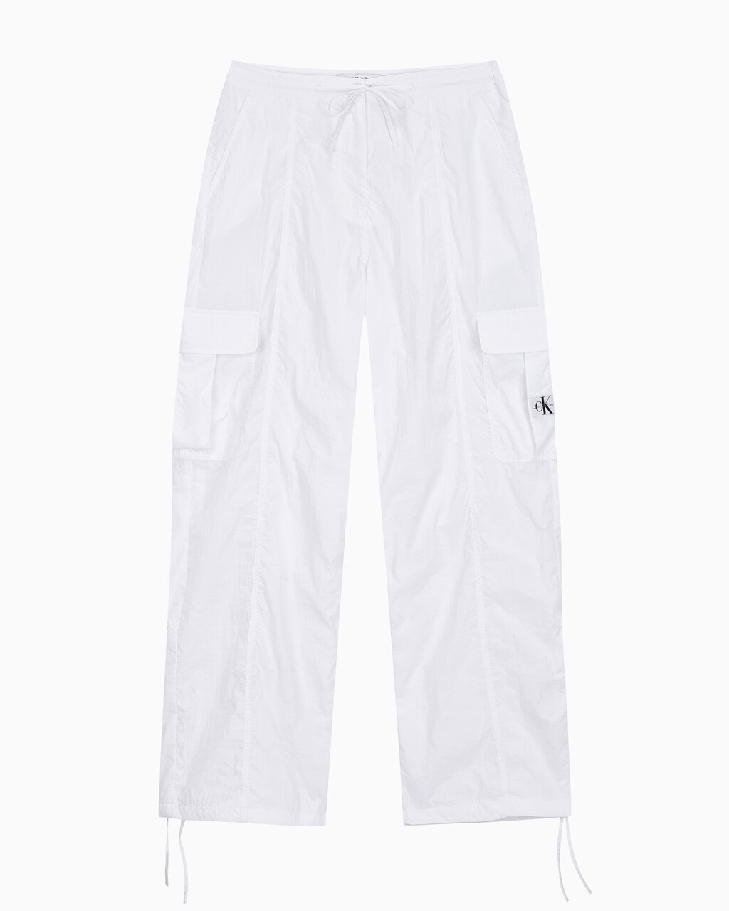Buy 여성 소프트터치 화이트 카고 팬츠 in color BRIGHT WHITE