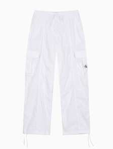 Buy 여성 소프트터치 화이트 카고 팬츠 in color BRIGHT WHITE