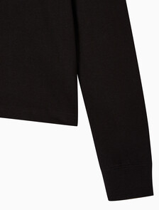 Buy 여성 L/S 아카이브 로고 크루넥 티셔츠 in color BLACK