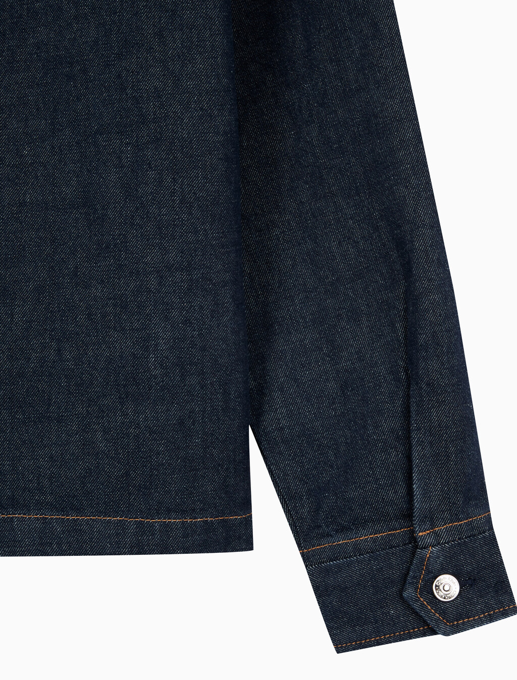 Buy 남성 린스 데님 집업 후디 자켓 in color Dark Blue