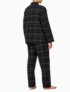 Buy 남성 플란넬 슬립 팬츠 in color BLACK PLAID