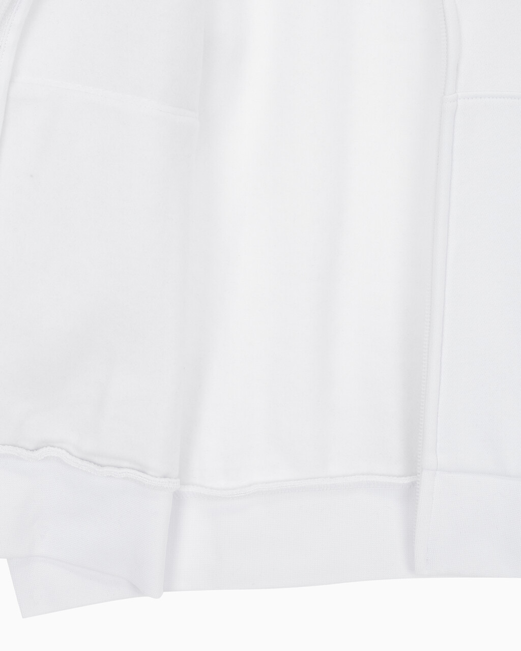 Buy 남성 아카이브 로고 플리스 집업 후디 in color BRILLIANT WHITE